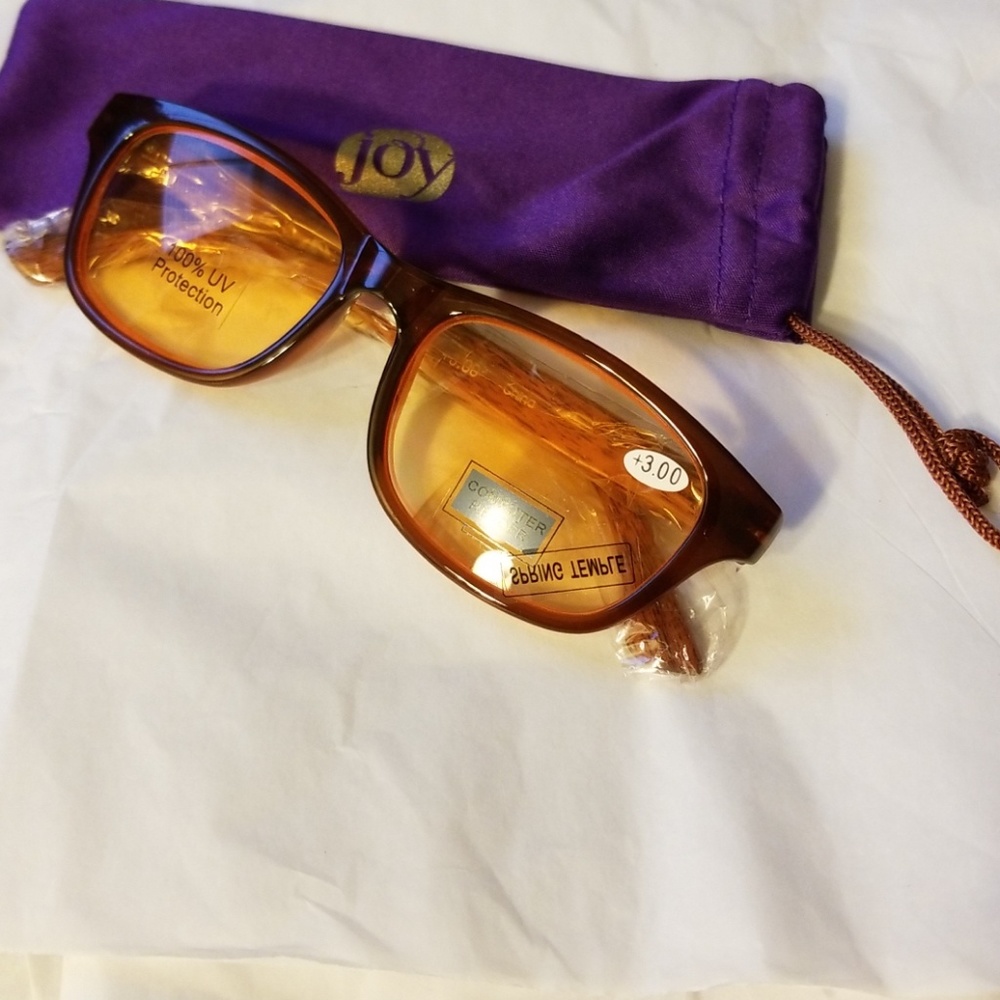 NEW Joy Mangano reading eyeglasses